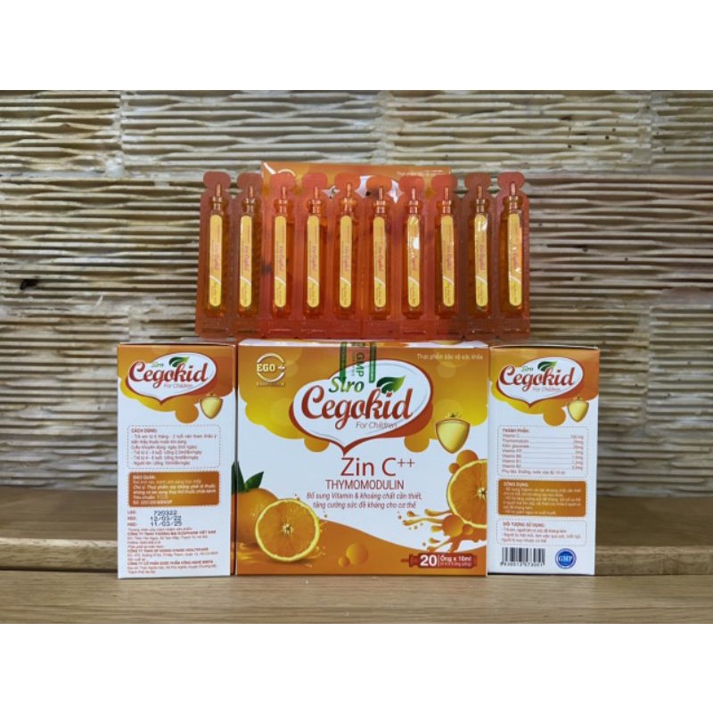 SIRO CEGOKID dạng ỐNG tăng sức đề kháng mùa dịch