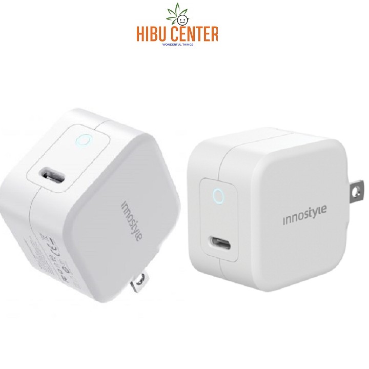 Sạc Nhanh INNOSTYLE USB-C PD 20W Minigo III White IC20PDWHI