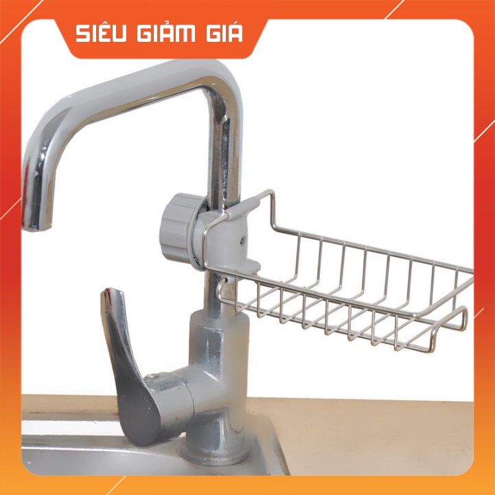 KHAY INOX ĐỰNG ĐỒ RỬA BÁT GẮN VÒI TIỆN DỤNG(GIÁ TỐT) (BÁN SỈ SIÊU RẺ) [SIÊU RẺ]