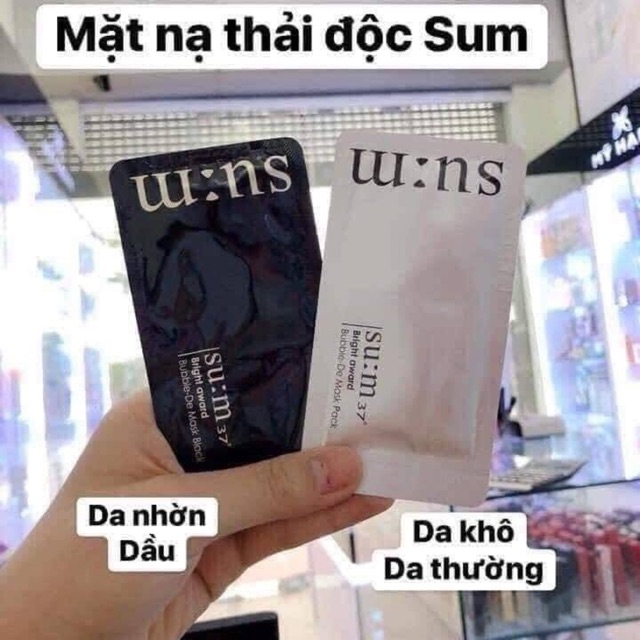 (COMBO 10 GÓI) MẶT NẠ THẢI ĐỘC SUM 37