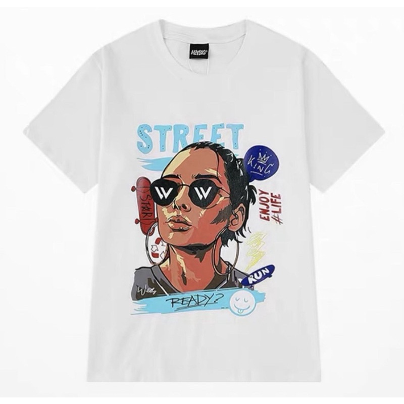 Áo thun - Áo phông Nelly chính hãng STREET form rộng cotton 2 chiều 100%