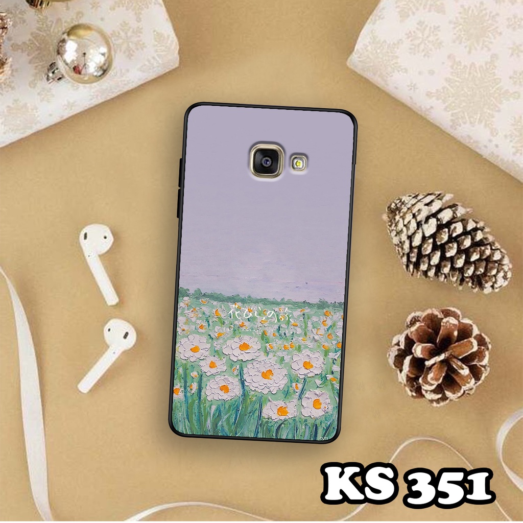 Ốp lưng Samsung A7 2017 - Samsung A5 2017 - Samsung A3 2017 - Ốp in hình Cánh đồng hoa - Chất liệu TPU siêu bền
