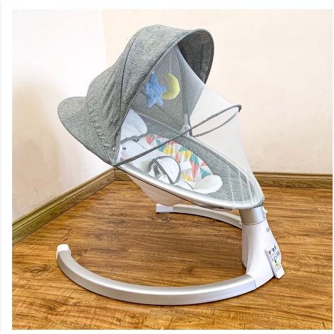 Nôi điện KUB, nôi điện BABY SWING KUB để võng cho bé có điều khiển từ xa