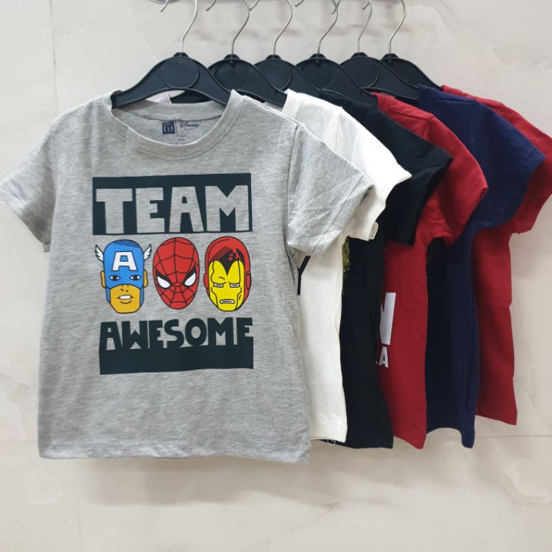 1 Áo thun bé trai tay ngắn size nhí 12M- 5T Vnxk