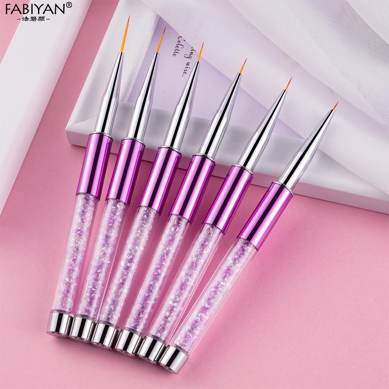 FABIYAN Cọ vẽ móng tay nghệ thuật  5/ 7/ 9/ 11/ 15/ 20 mm