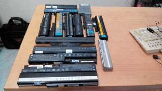 Thanh pin laptop củ cell 18650