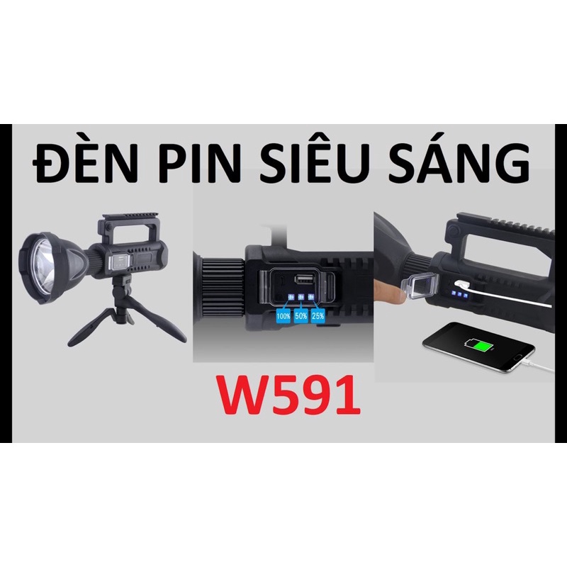 Đèn pin Siêu Sáng - Đèn Tuần Tra  siêu xa và siêu bền công suất 50w bóng đèn 4 lõi XHP70 rất tiện ích khi soi ban đêm