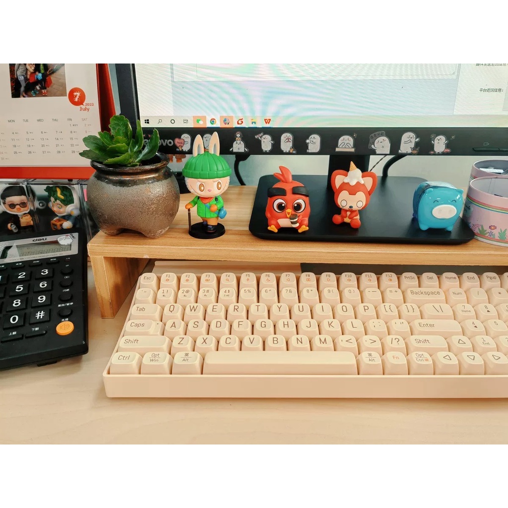 Bàn phím cơ không dây bluetooth Lofree Touch chính hãng, hotswap, có thể mua keycap để custom chính hãng