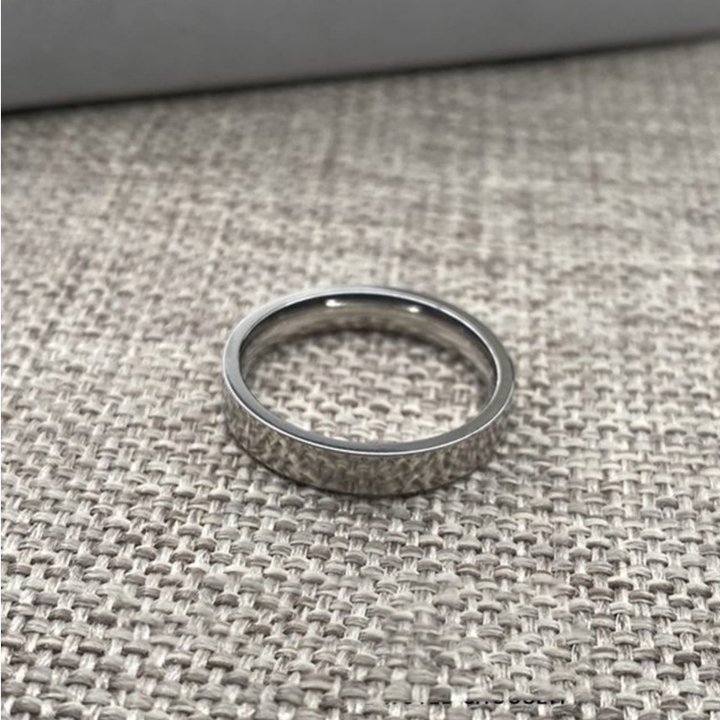 Nhẫn Nam Titatium Kiểu Trơn Đẳng Cấp Châu Âu Hai Bản To Và Nhỏ - Nhẫn Plain Ring