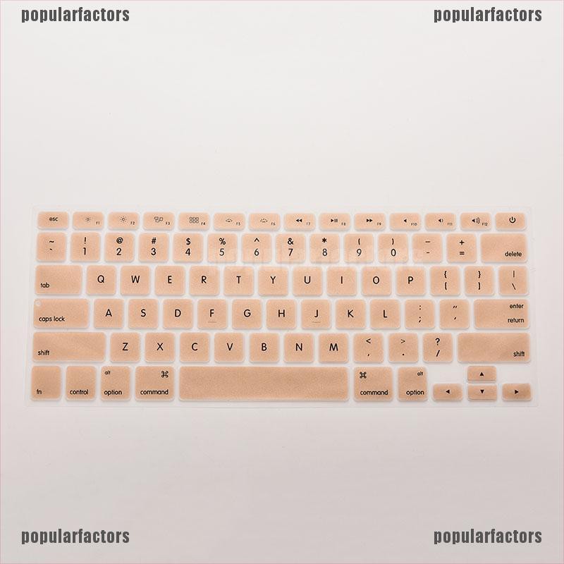 Vỏ Silicone Bảo Vệ Bàn Phím Cho Macbook Air Pro 13 &quot;15&quot; 17 &quot;Inch