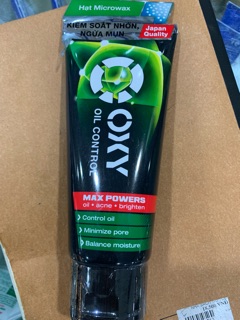 Sữa rửa mặt oxy than hoạt tính 100g