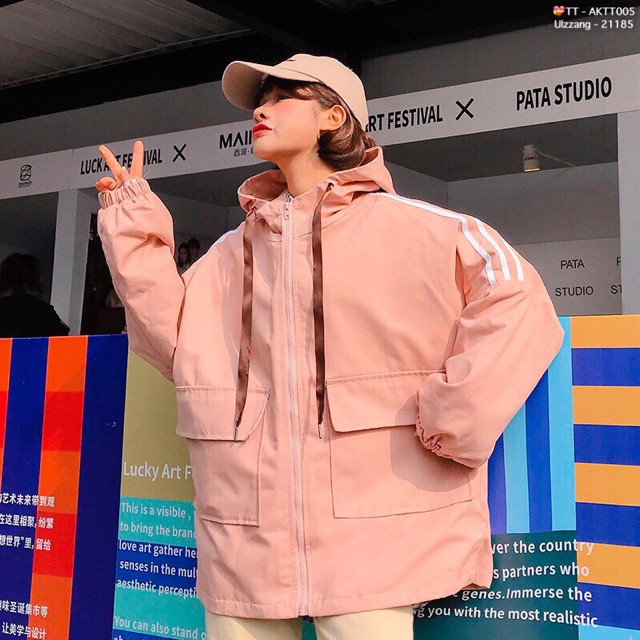 🎆𝐇𝐎𝐓𝐓𝐑𝐄𝐍𝐃🎆 050 Áo Khoác 2 Túi Hộp Tay Sọc (Kèm Video, Hình Chụp Thật) | BigBuy360 - bigbuy360.vn