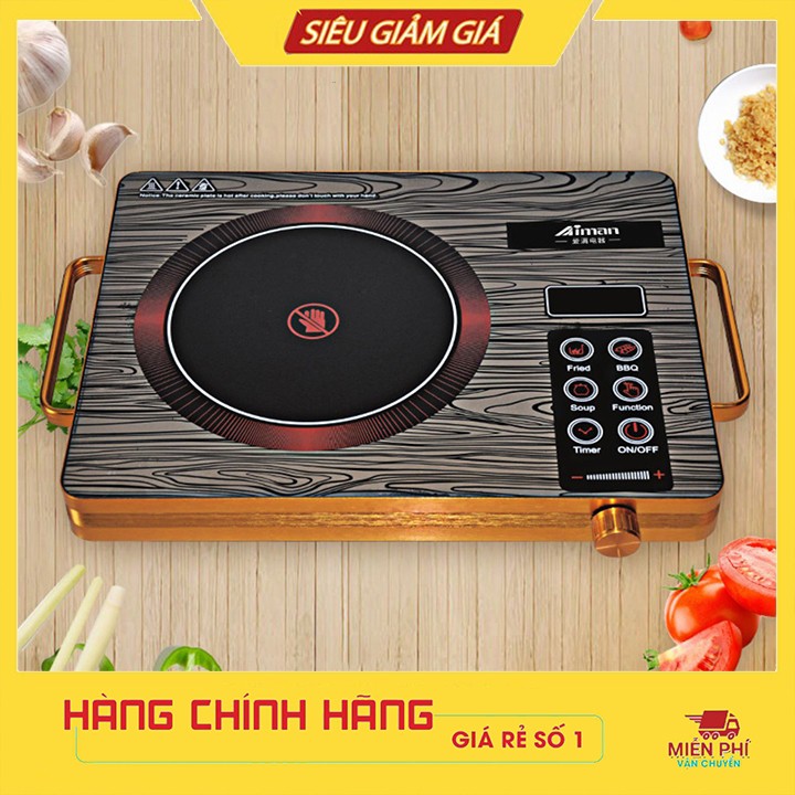 Bếp hồng ngoại đa năng Sokany mặt kính cường lực nút cảm ứng