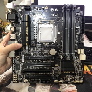 Main Giga B85m D3h 4 khe ram socket 1150 chạy các CPU G3xxx i3 4xxx i5 4xxx bảo 3 tháng lỗi 1 đổi 1