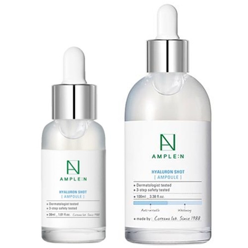 [Hàng mới về] Tinh chất chăm sóc da AMPLE:N Hyaluron Shot 30ml/ 100ml