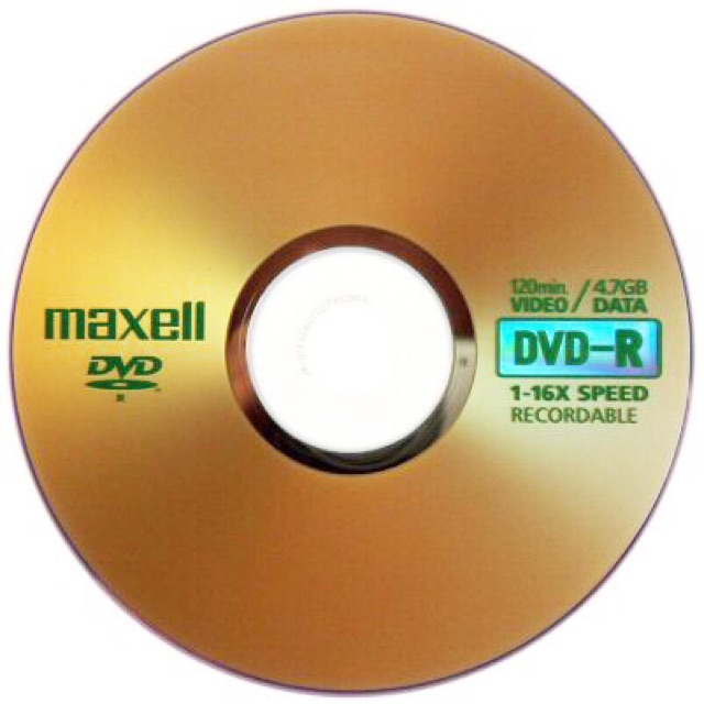 Bộ 10 cái đĩa DVD maxcell trong 1 hộp