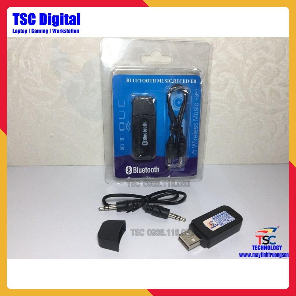 USB Bluetooth Audio H163 - Thiết bị biến loa thường thành Loa Bluetooth