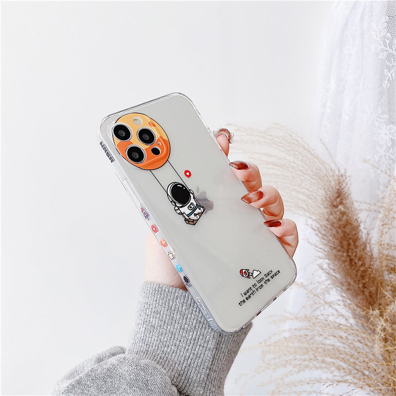 Ốp Lưng Mềm In Hình Phi Hành Gia Đáng Yêu Cho Iphone 12 Pro Max 12mini Se2020 Xsmax 8plus 7plus Iphone 11 Pro Max Xr Xs | BigBuy360 - bigbuy360.vn