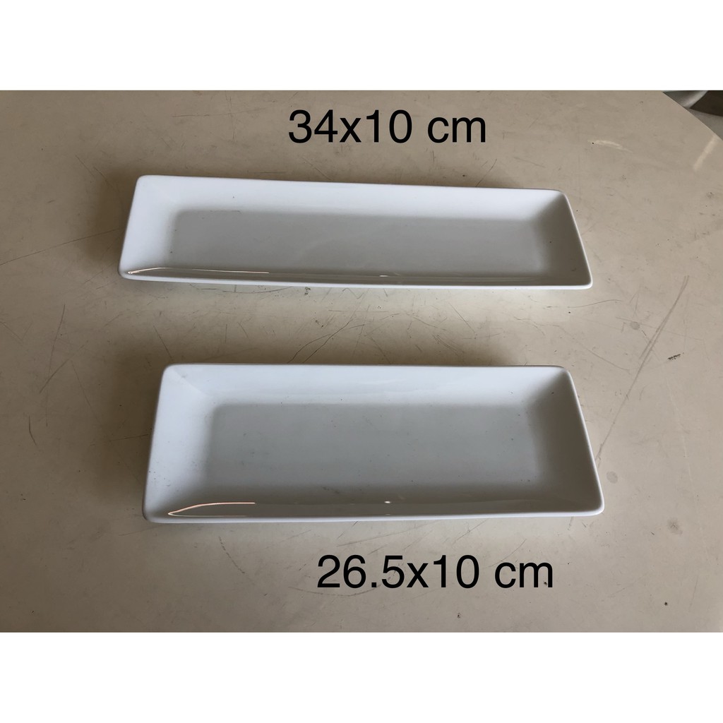 Đĩa sứ chữ nhật