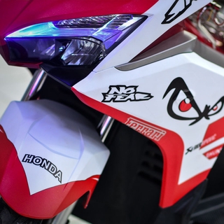 Decal Tem Xe Air Blade Đỏ Trắng