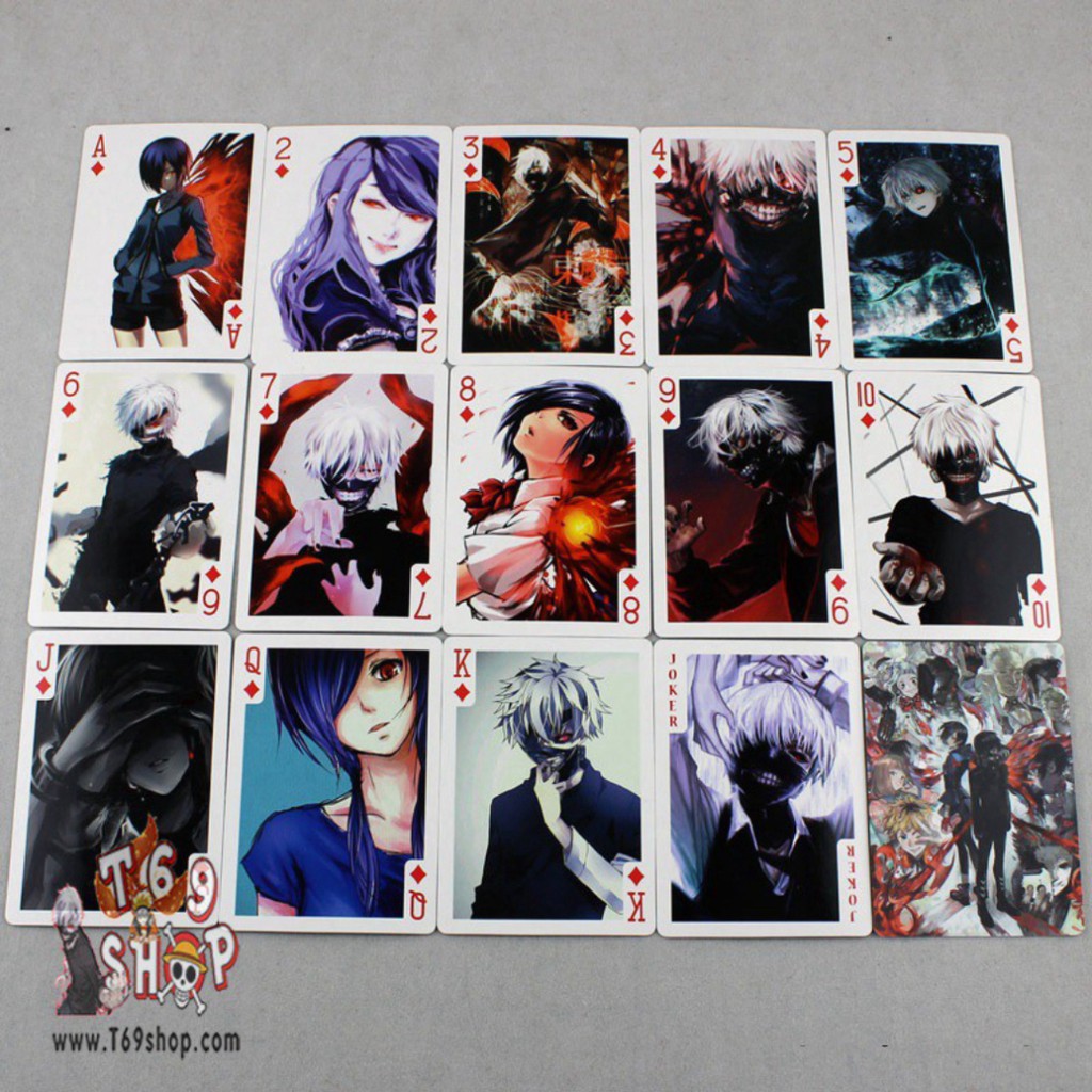 Bài tây anime Tokyo Ghoul - Mẫu 1