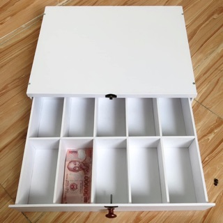 (free ship)tủ đựng tiền thu ngân 10 ngăn có khoá