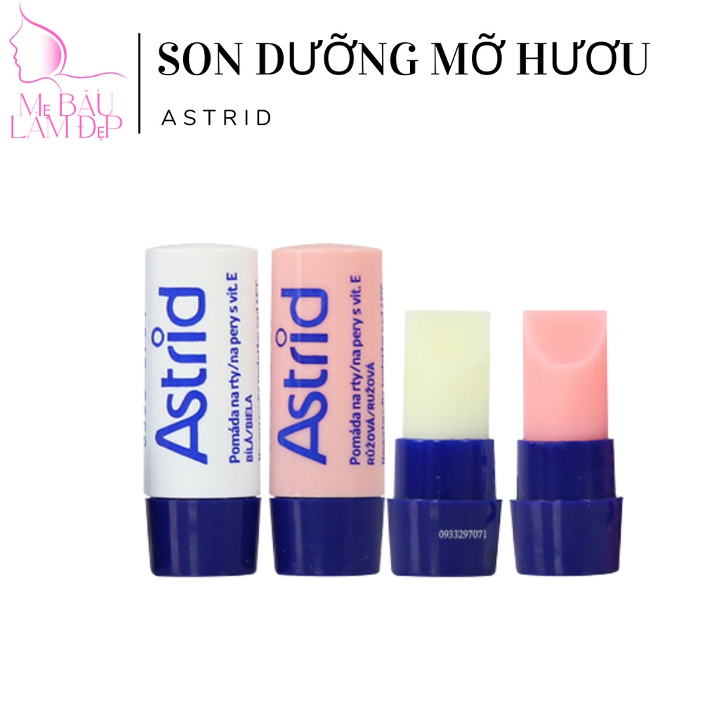 SON DƯỠNG MÔI MỠ HƯƠU ASTRID MINI 3g - CHÍNH HÃNG CỦA SÉC