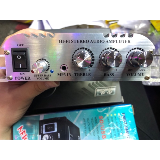 DEAL HOT - Bộ ampli HongXing HX168AH siêu trầm 12V 300W - không kèm nguồn.