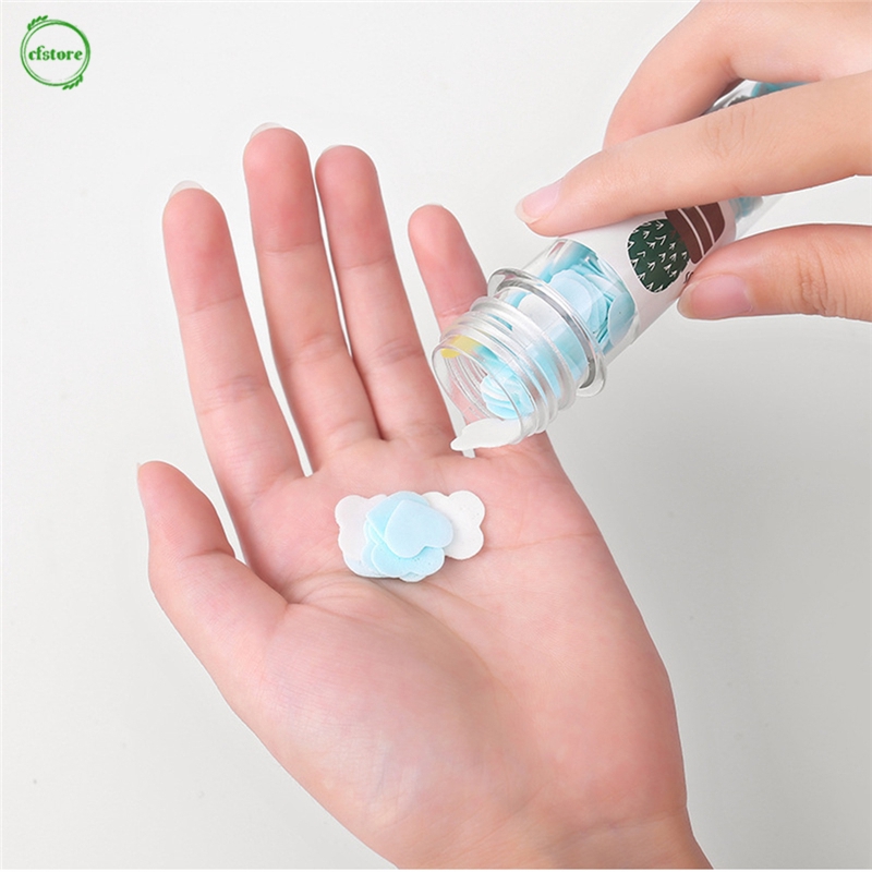 Hộp Xà Phòng Giấy Mini Dùng Một Lần Tiện Lợi Du Lịch