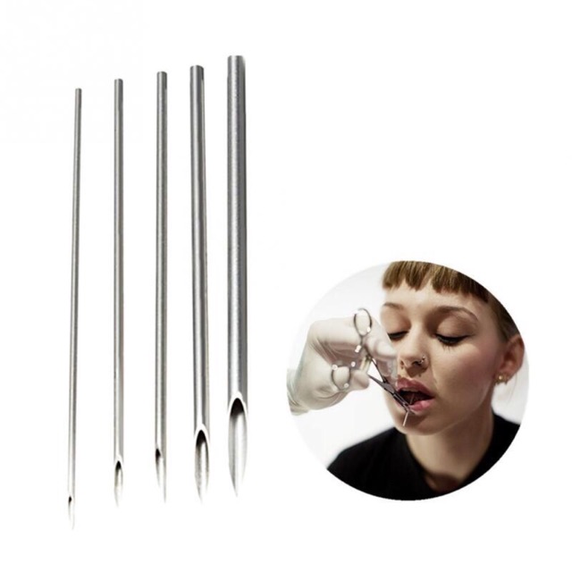 Vỉ 5 kim xỏ khuyên size 12G
