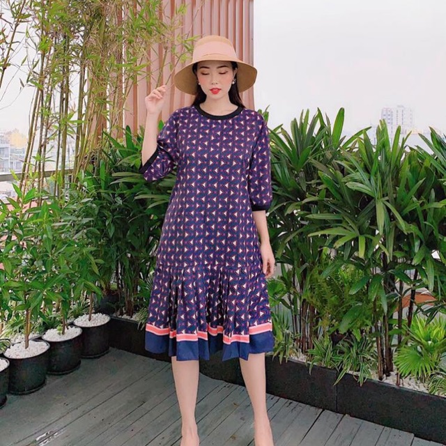 Đầm hoạ tiet