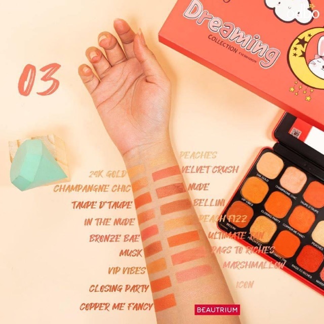 [Chính hãng] Bảng phấn mắt Odbo Dreaming 18 ô có luôn cả nhũ | BigBuy360 - bigbuy360.vn