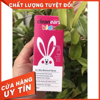 Giá Shock Free Ship  Xịt Tan Ráy Tai Cho Bé Cleanears Kids 30ml