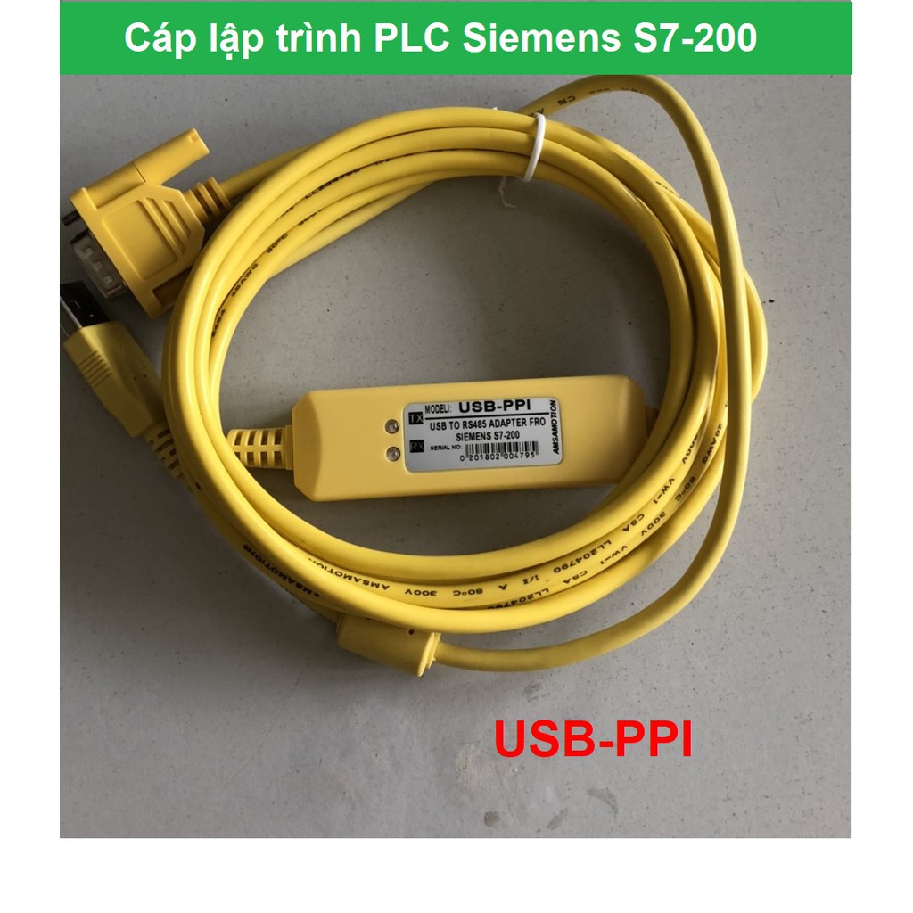 XẢ KHO - Cáp Lập Trình PLC Siemens S7-200 USB-PPI