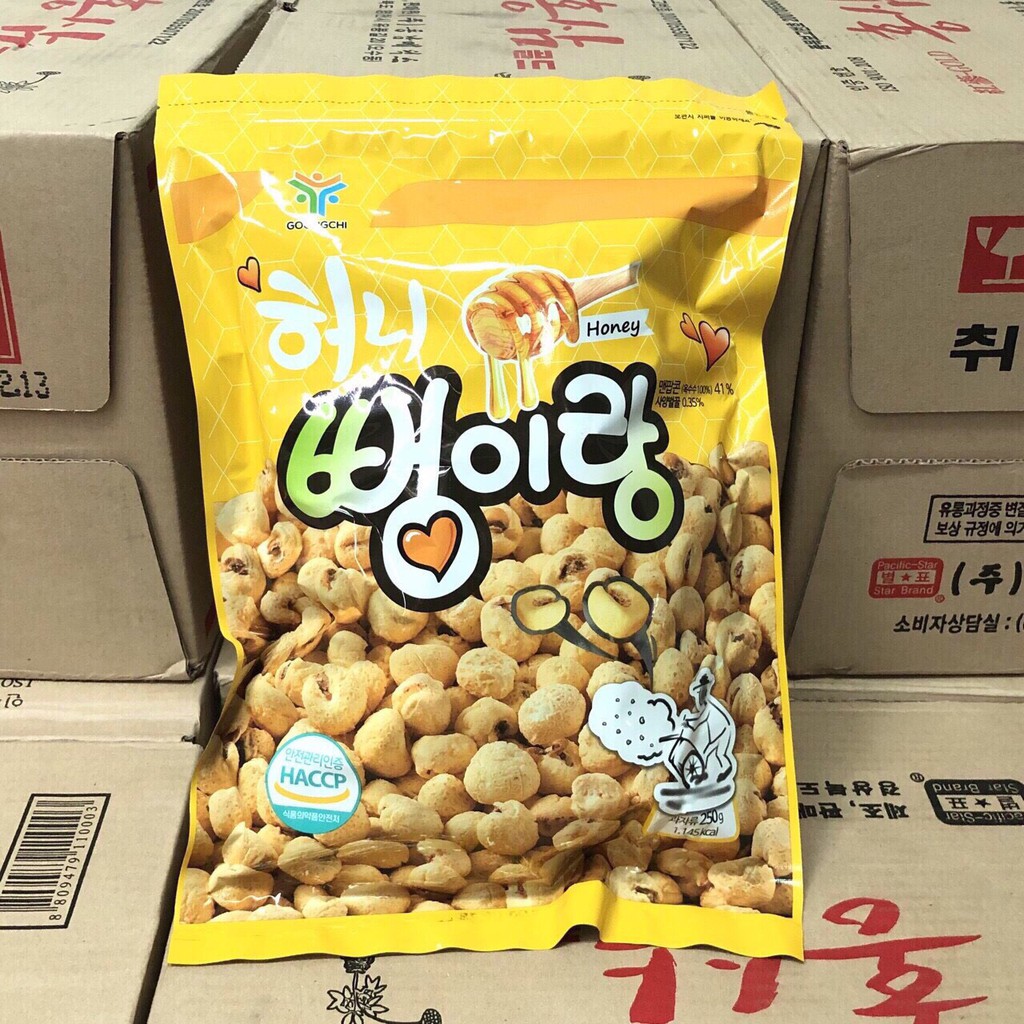 Snack Bắp Phô Mai/ Mật Ong Hàn Quốc 255gr - Date T9/2022