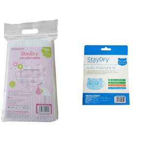 Combo Khẩu trang em bé + Khăn khô đa năng StayDry 350gr.