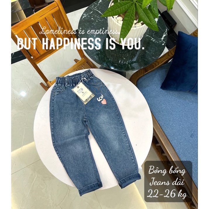 Quần jean ,bò mềm dài ,quần jean học sinh cho bé gái