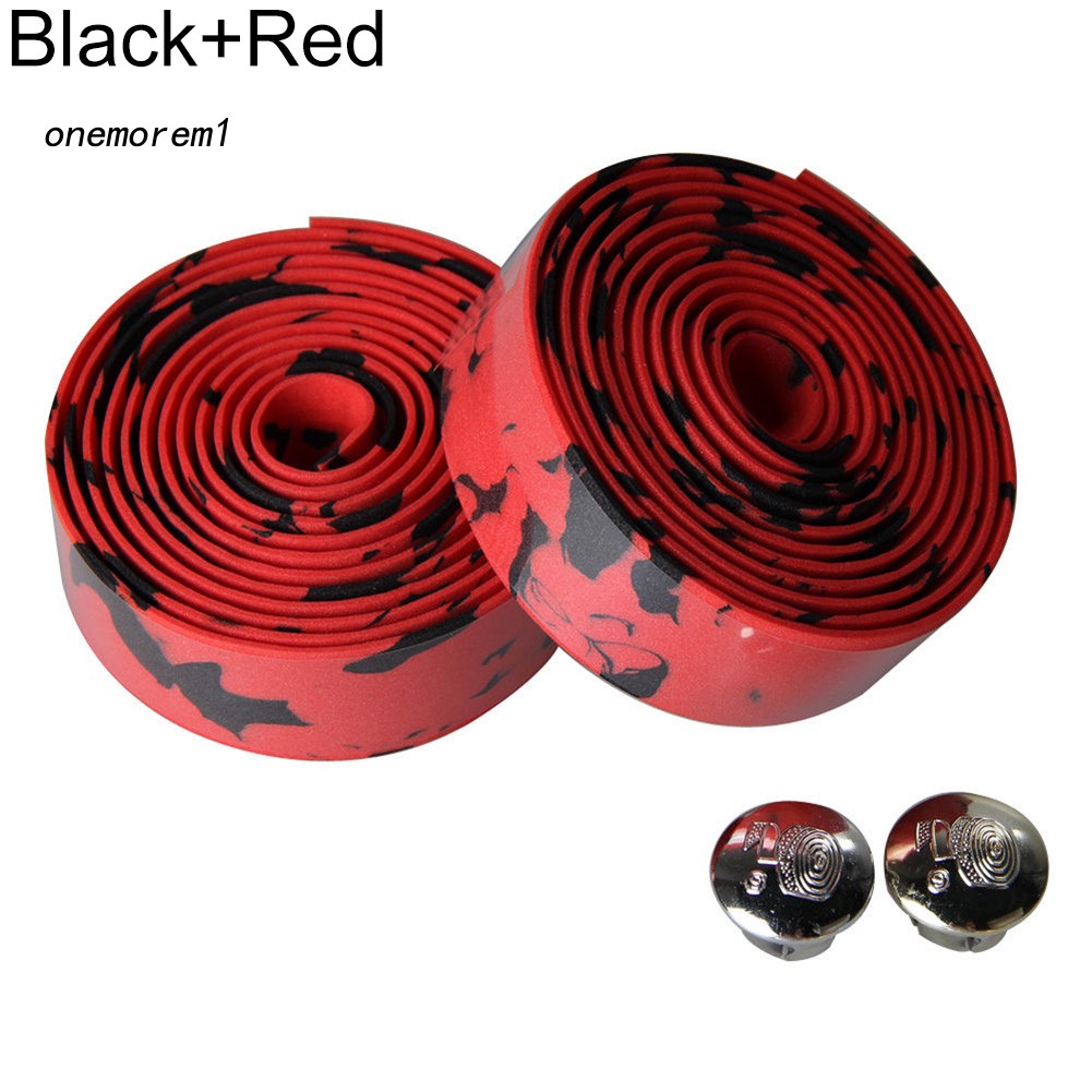 Set 2 cuộn băng quấn bằng cao su cho ghi đông xe đạp leo núi