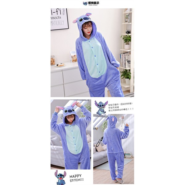 Bộ liền thân siêu đáng yêu hình Stitch