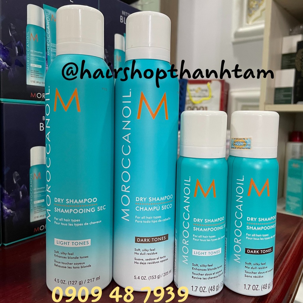Dầu gội khô Dry Shampoo Moroccanoil  205ml - chính hãng