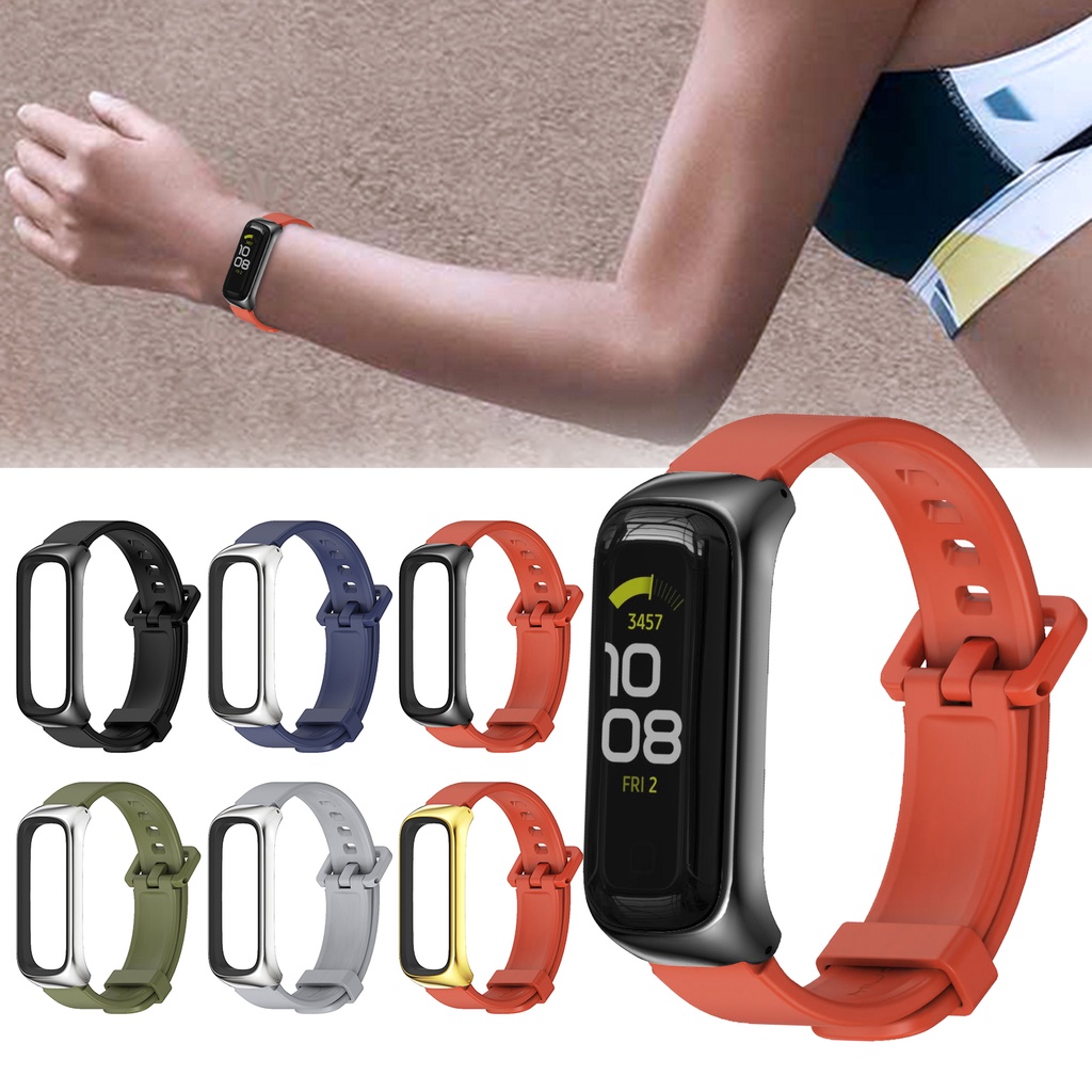 Dây đeo silicon mềm 16mm cho đồng hồ thông minh Samsung Galaxy Fit 2
