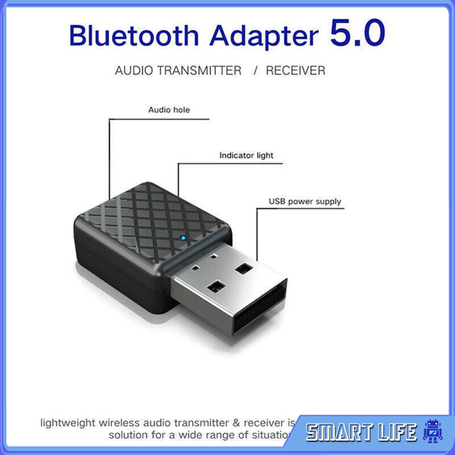 Bộ Chuyển Đổi Usb Bluetooth 5.0 Cho Pc Windows 10 / 8 / 8.1