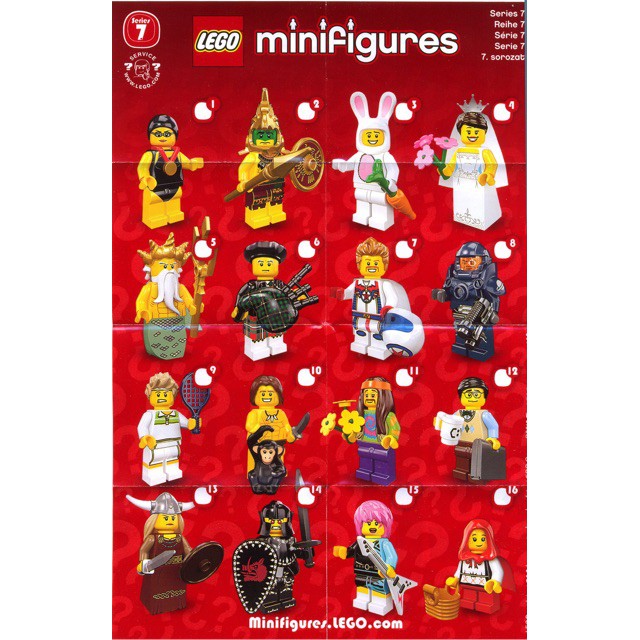 Lego 8831 - Nhân vật Lego Minifigures Series 7