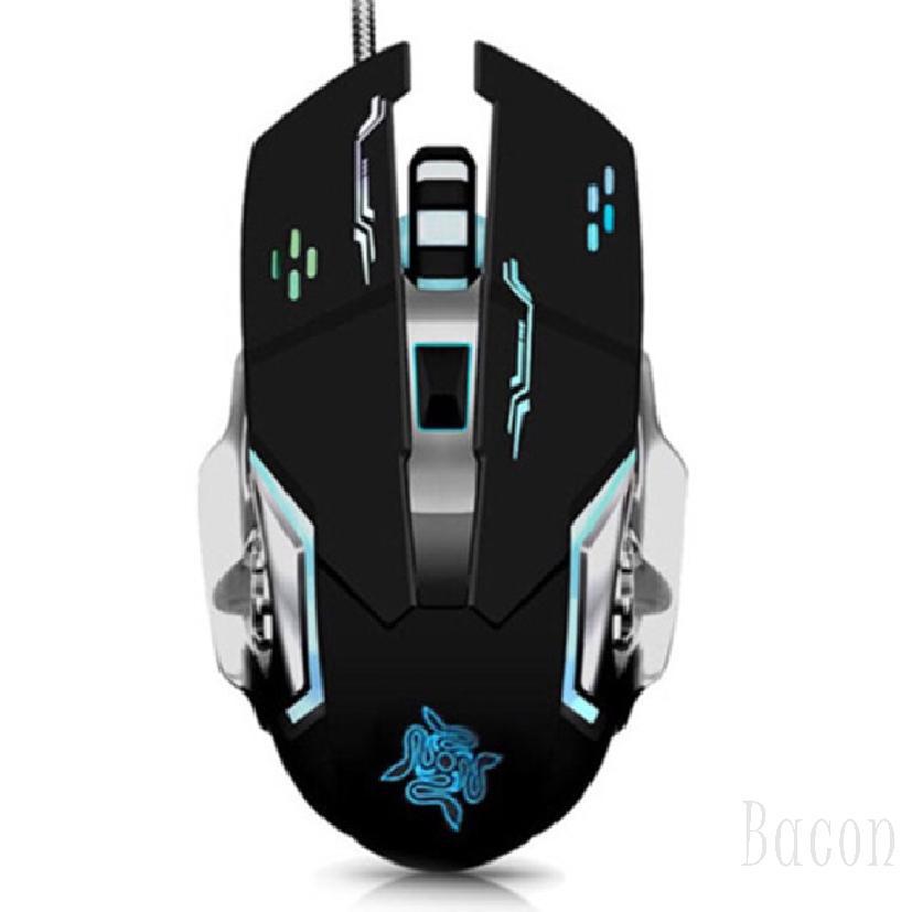 Chuột Gaming bacon 3200DPI 6 nút + LED nền