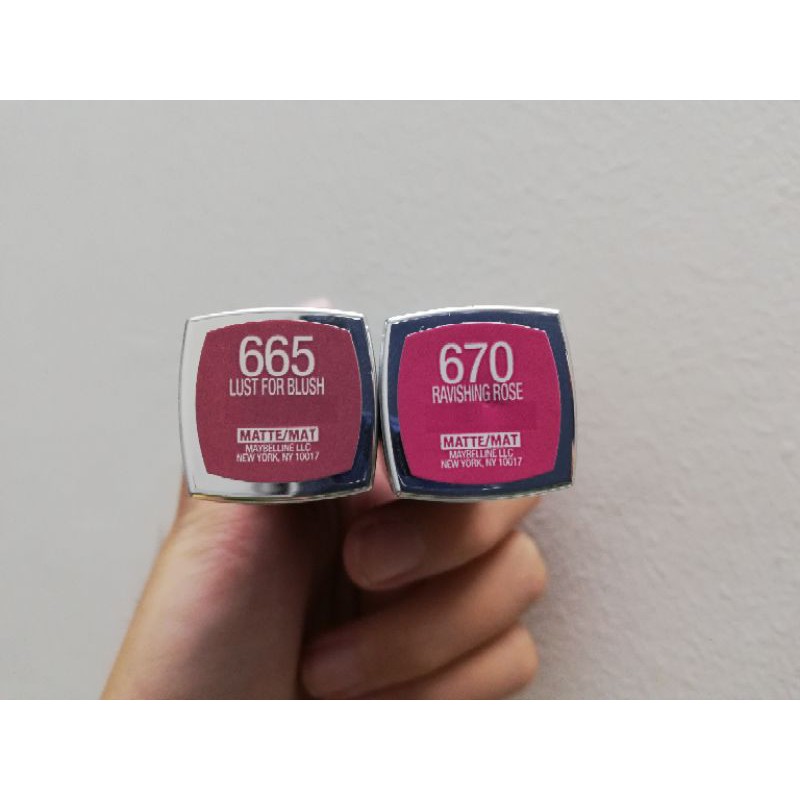 Combo son Mỹ Maybelline Creamy Matte 4.2g