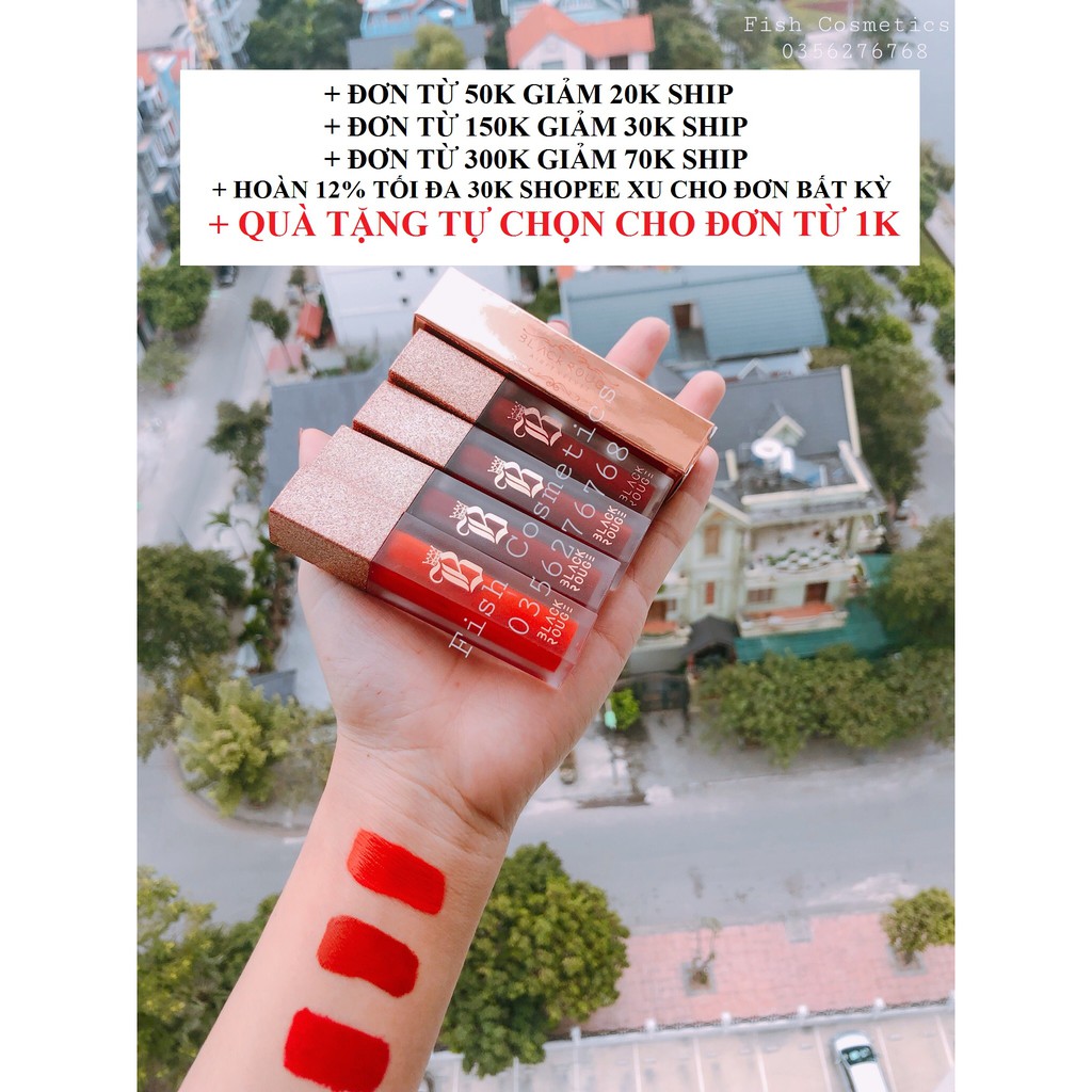  Son Kem Black Rouge Ver 7 A33,A34,A35,A36,A37 Handmade Đẹp Lì Thơm