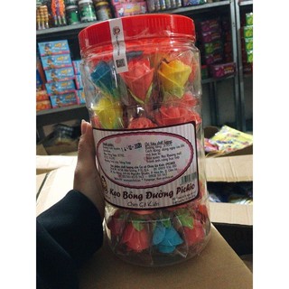 lọ 40 c kẹo đường hình hoa hồng