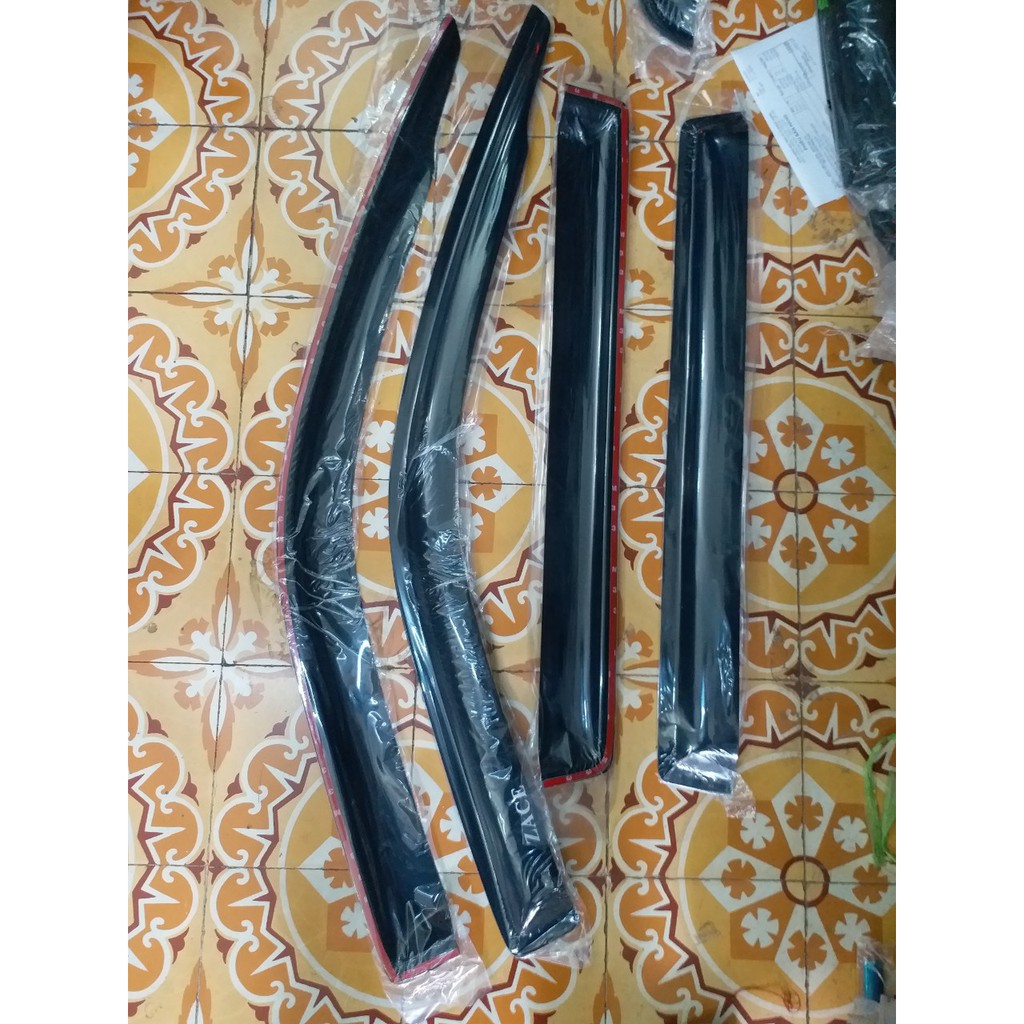 Bộ vè che mưa đen xe Toyota Zace phù hợp tất cả các đời xe