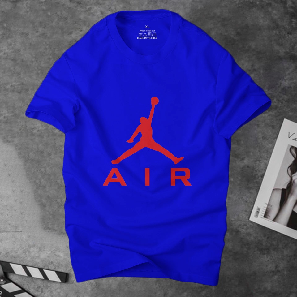 Áo phông nam Jordan J5 cá tinh , chất vải cotton 65/35 co giãn 4 chiều thoáng mát , thoải mái  vận động | ur sport