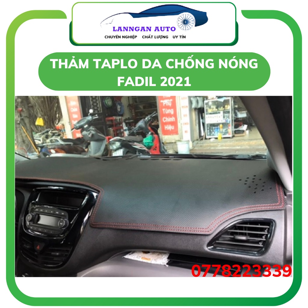 Thảm taplo xe ô tô Vinfast Fadil 2022, da carbon hoặc nhung lông cừu . Hàng đẹp xuất sắc